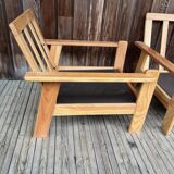 Paire de fauteuils en bois PIN