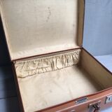 Bagajavion stitched leather suitcase