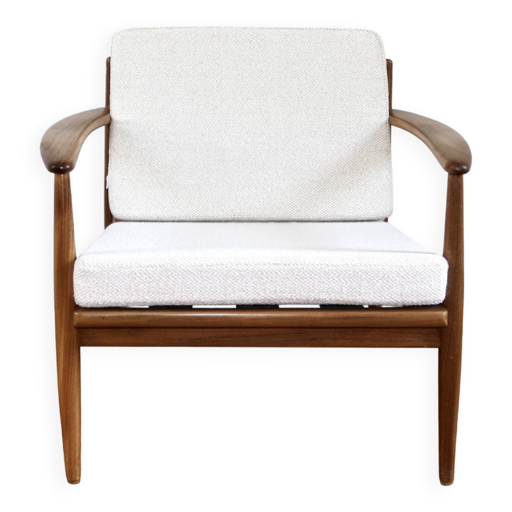 Vintage Scandinavian teak armchair Grete Jalk 1960