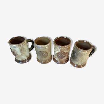 Mugs vintage en céramique