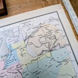 Feudal Europe, original map printed in 1879.