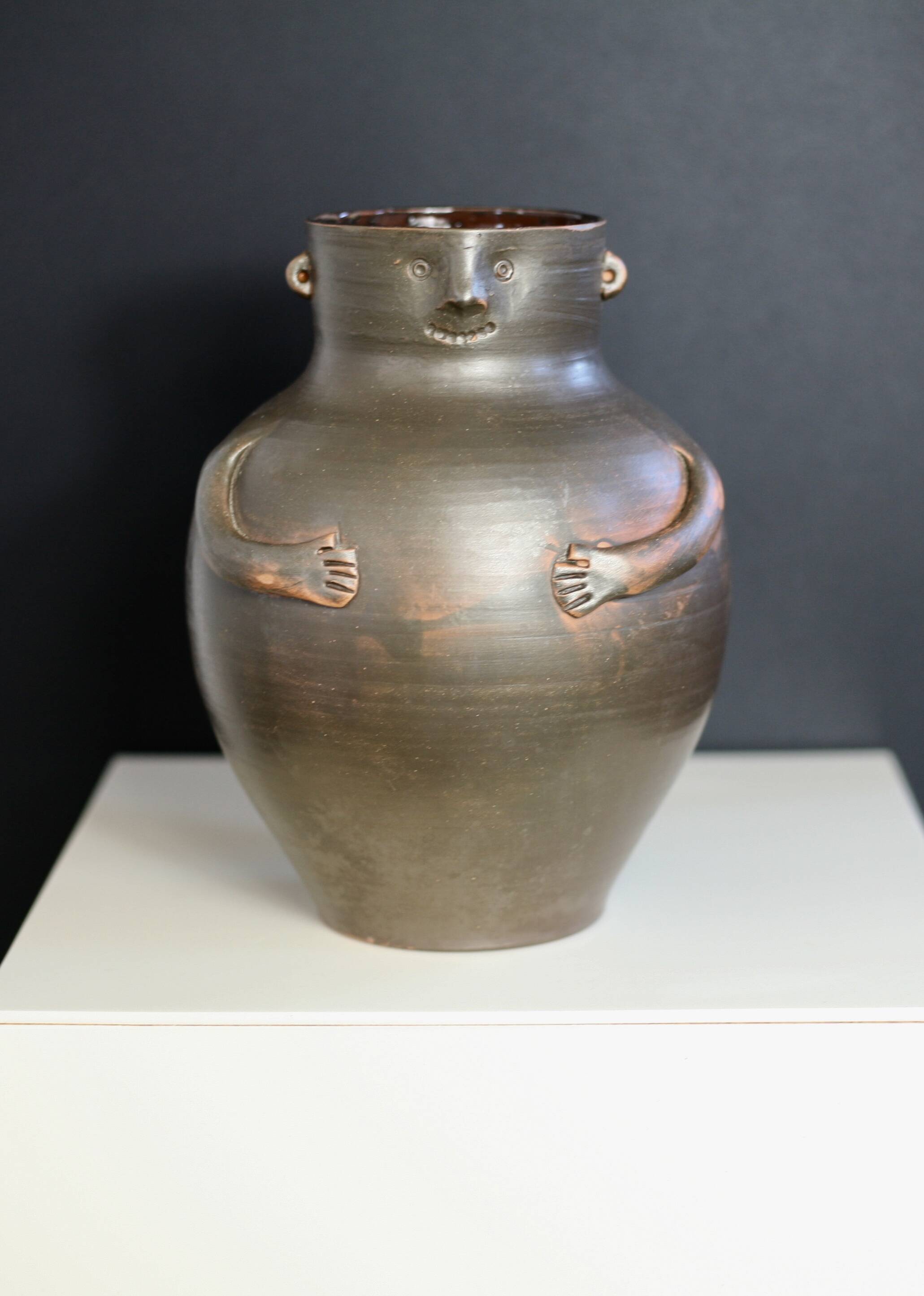 Anthropomorphic ceramic vase. 1970s