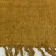 Turkish Dark Mustard Vintage Kilim Rug, 135x268Cm