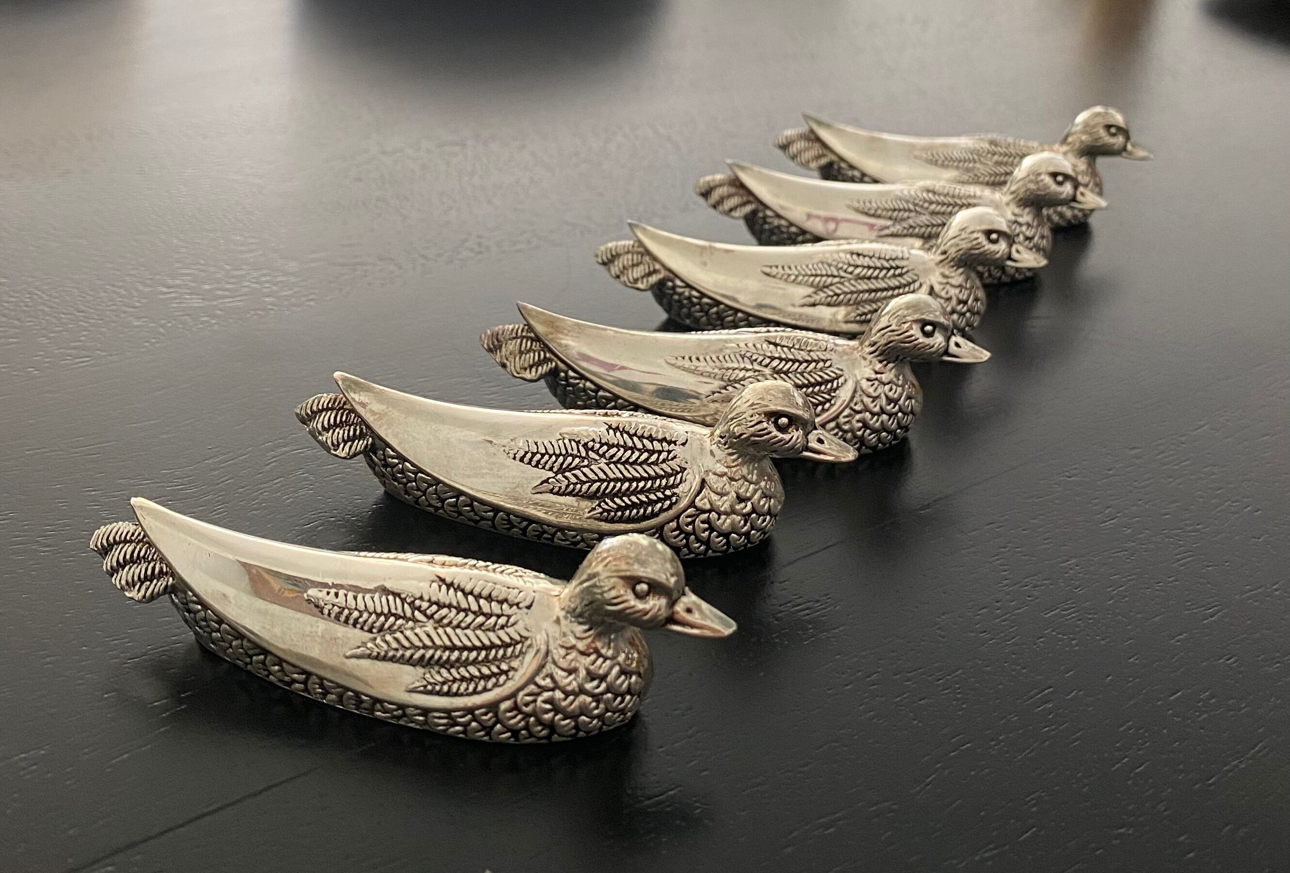 Knife rest duck shape Silea brand, vintage