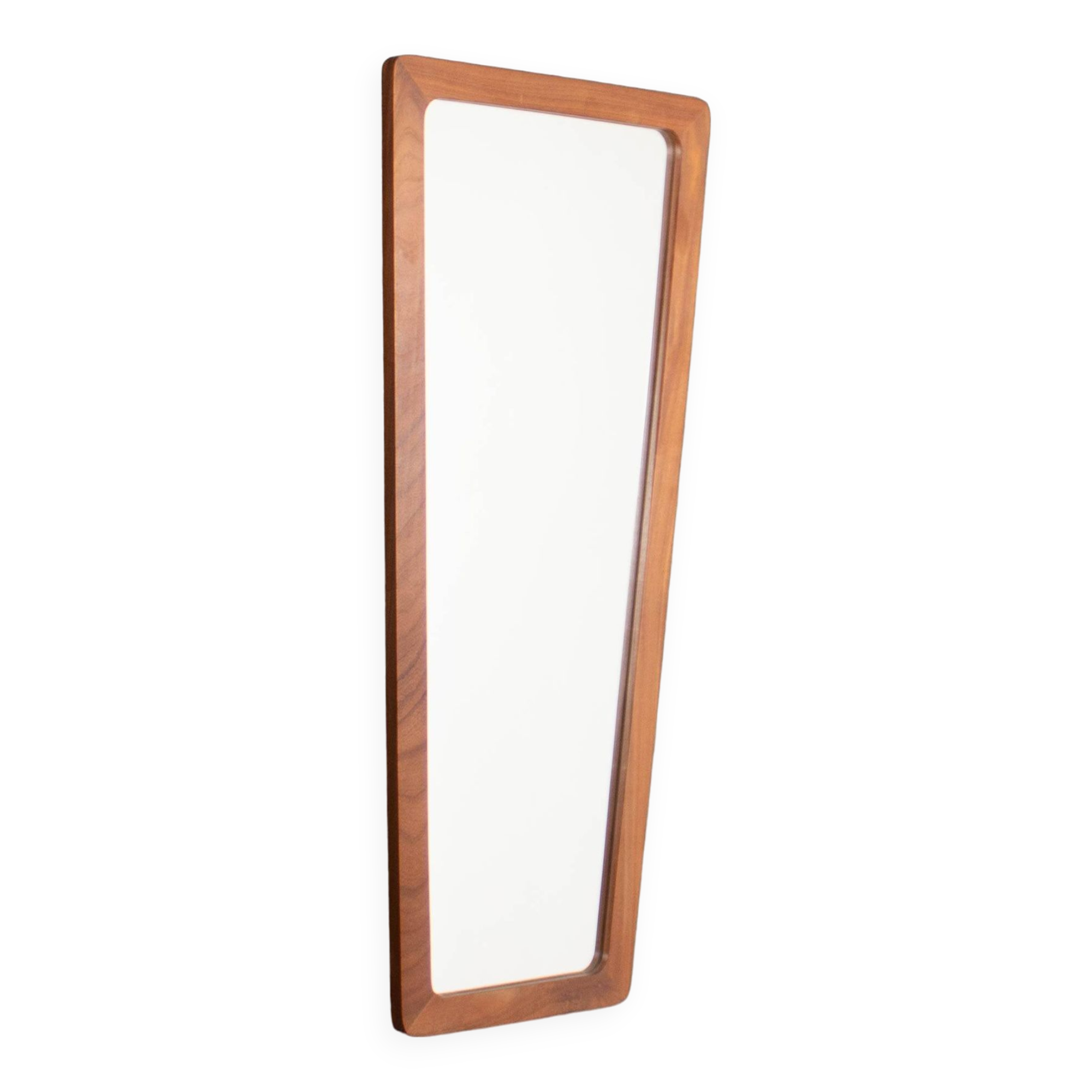 60s Retro Teak 1960s Mid Century Mirror