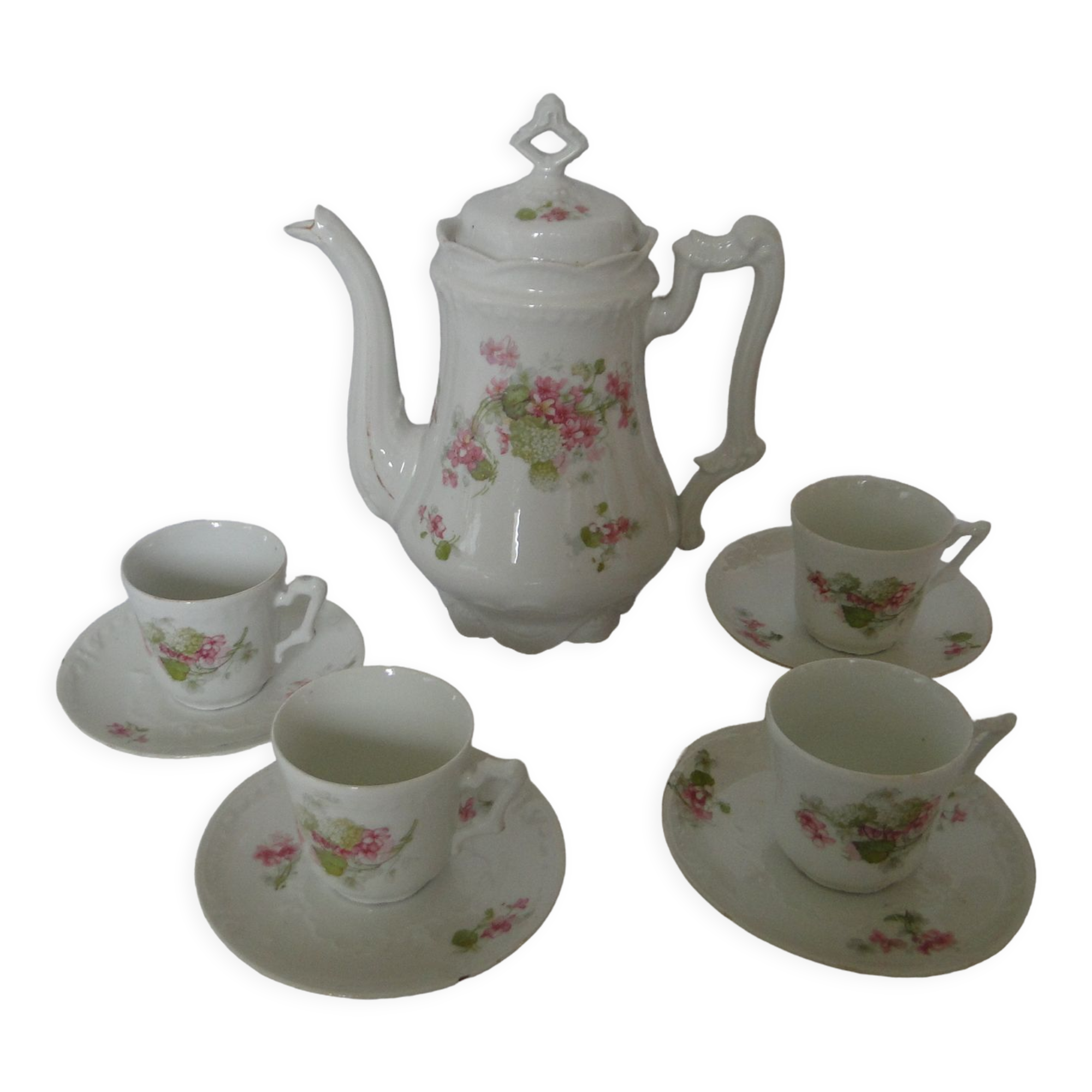 Limoges porcelain coffee service