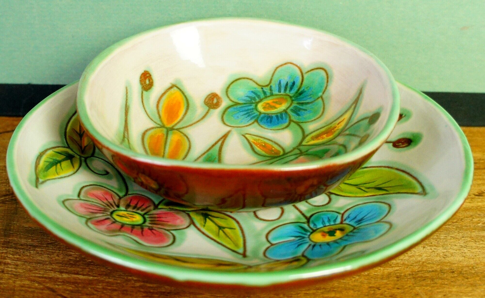 Set of two trinket bowls Madeleine Antico, ceramics of Sant Vicens 1970