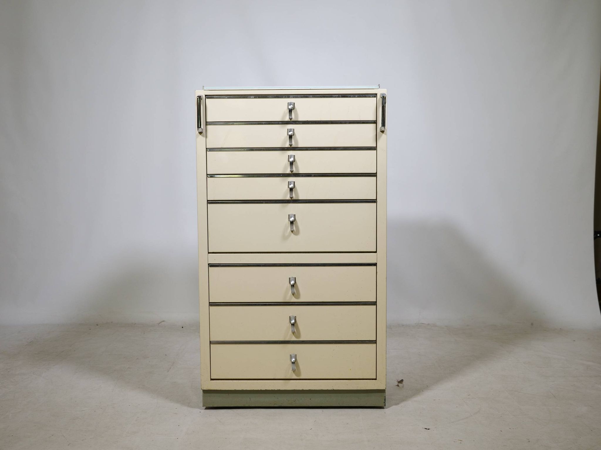 Cabinet dentaire en métal par Baisch, années 1950