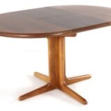 Round extendable dining table 'Malges' - vintage - danish style
