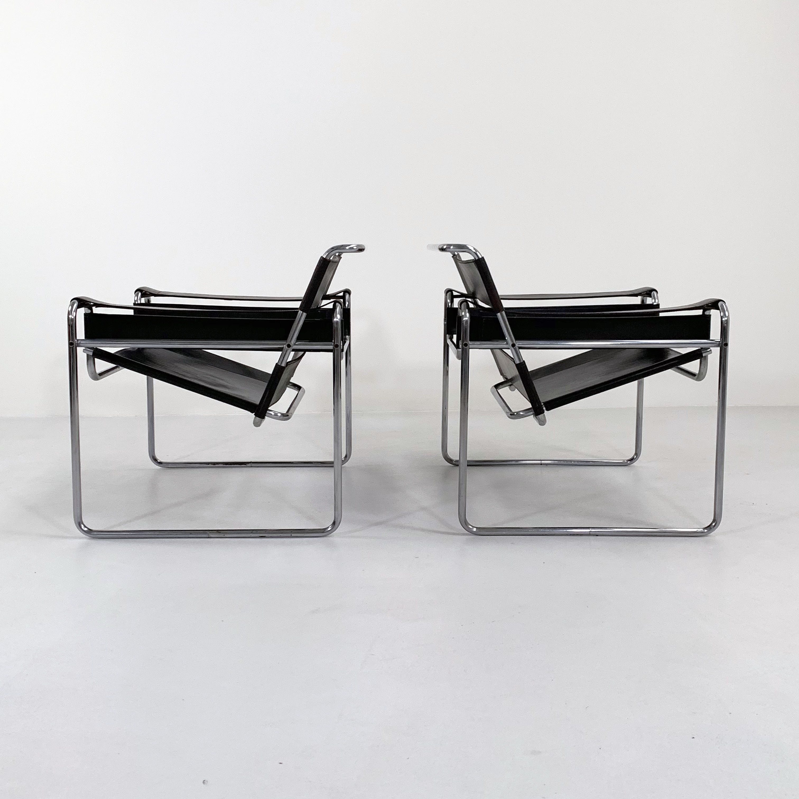 Armchair B3 Wassily by Marcel Breuer gavina edition, 1970
