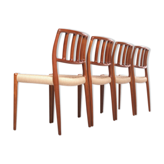 Four chairs by Niels Otto Muller