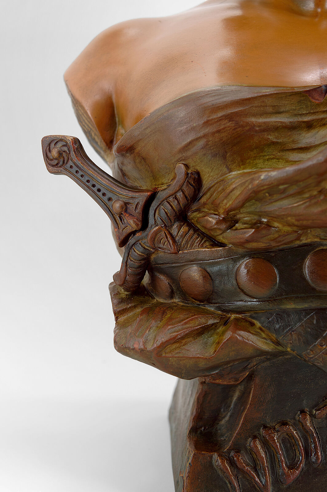 Terracotta bust of Judith by Ricardo Aurilli, circa 1900-1910