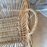 Old wicker pan