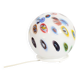 Vintage glass globe table lamp in millefiori style, 1990s.