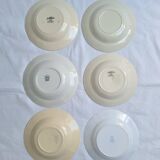 Vintage soup plates