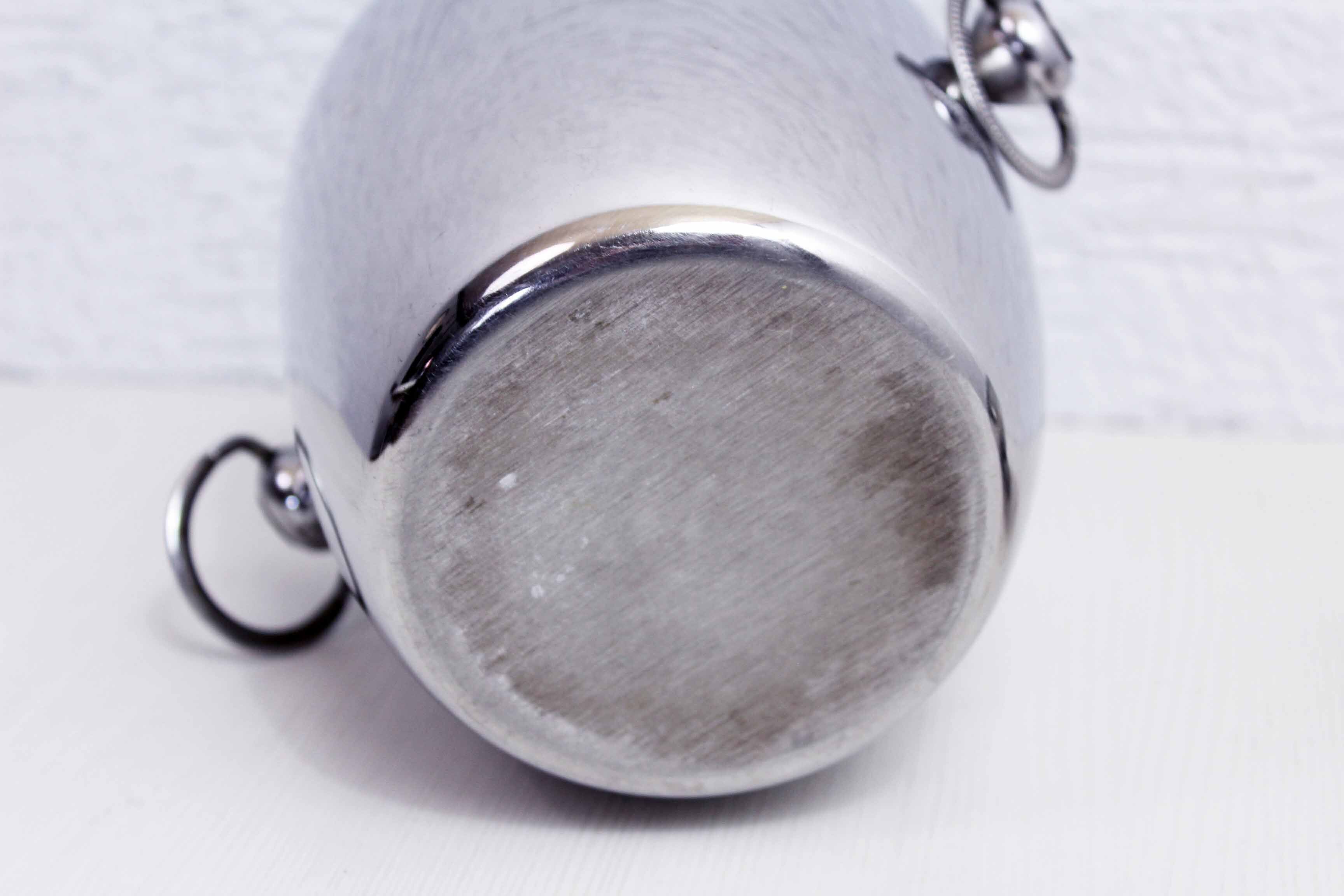 Stainless 1970s ice bucket