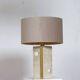 Vintage travertine table lamp attributed to Fratelli Mannelli, Italy, 1970s