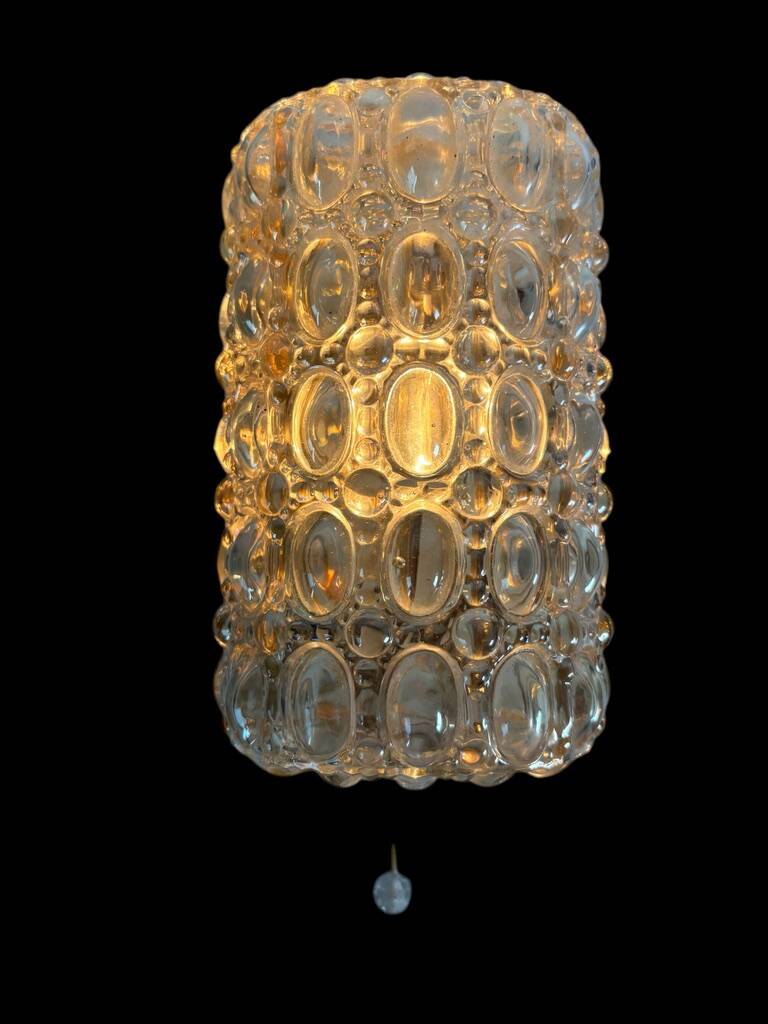 Tynell "Bubble" Limburg 1960s vintage Germany wall lights x2