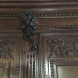 Norman wardrobe in solid oak pegged