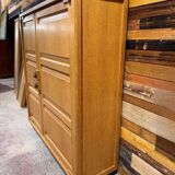 Large solid oak wardrobe - Guillerme & Chambron