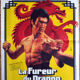 Original movie poster "The Fury of the Dragon" Bruce Lee