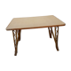 Vintage rattan table