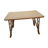 Vintage rattan table