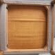 Pair of Scandinavian teak chairs sitting beige gray fabric