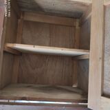 Wooden cabinet with one door