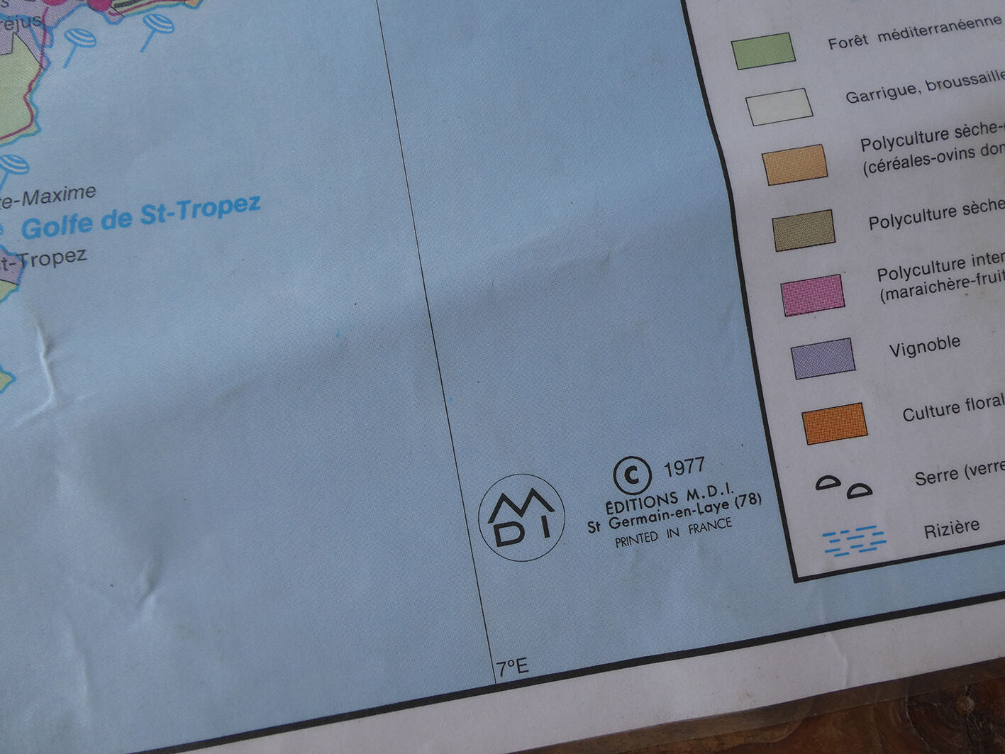 School map "Provence - Côte d'Azur"