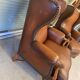Paire de fauteuils à oreilles Jean Prévost