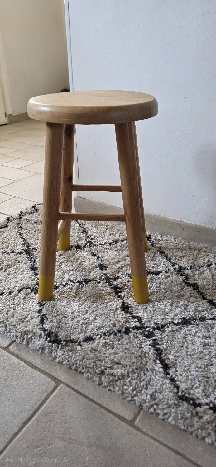 Restored vintage stool