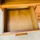 Art Deco work cabinet with drawers, in oak, chest of drawers format.