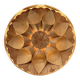 Large wooden wall light, Scandinavian design, 1950s.