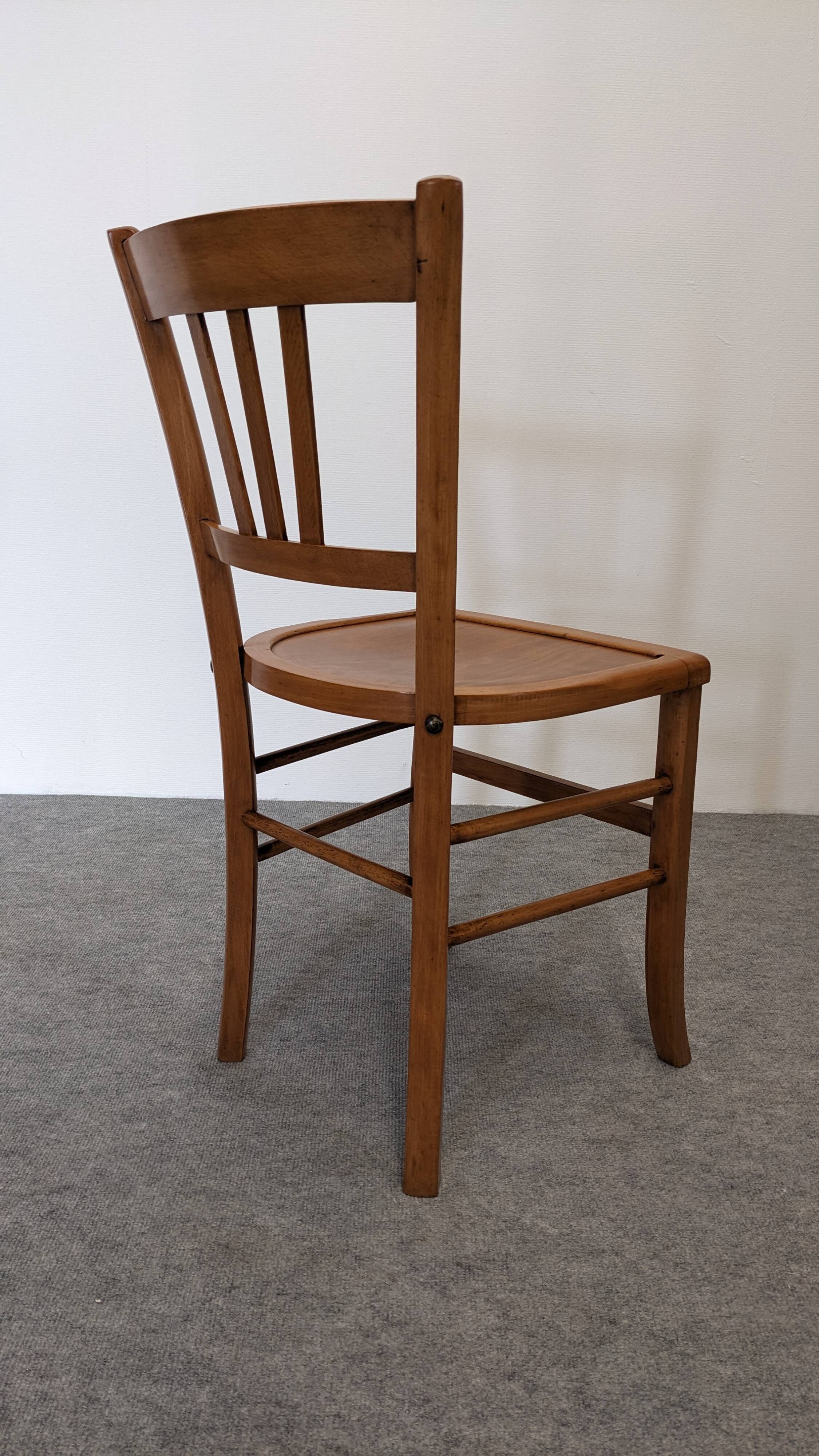 Set of 6 bistro chairs by Luterma, 50s/60s