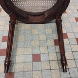 Ancienne Chaise Style Louis XVI Assise Cannée