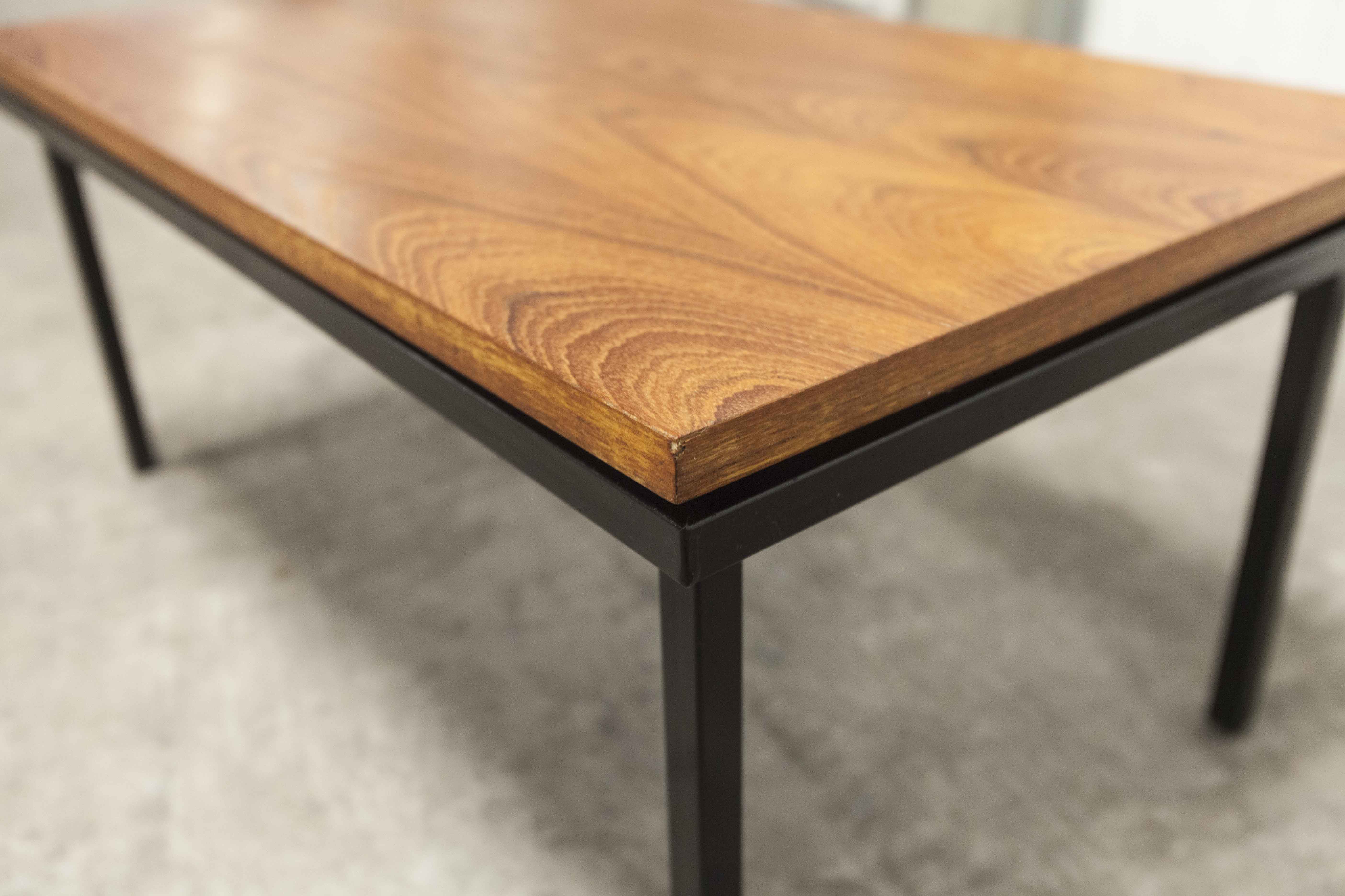 Rectangular teak coffee table 1960
