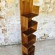 Vintage straight wall shelf, Scandinavian teak style, Circa 70's