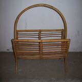Rattan magazines holder