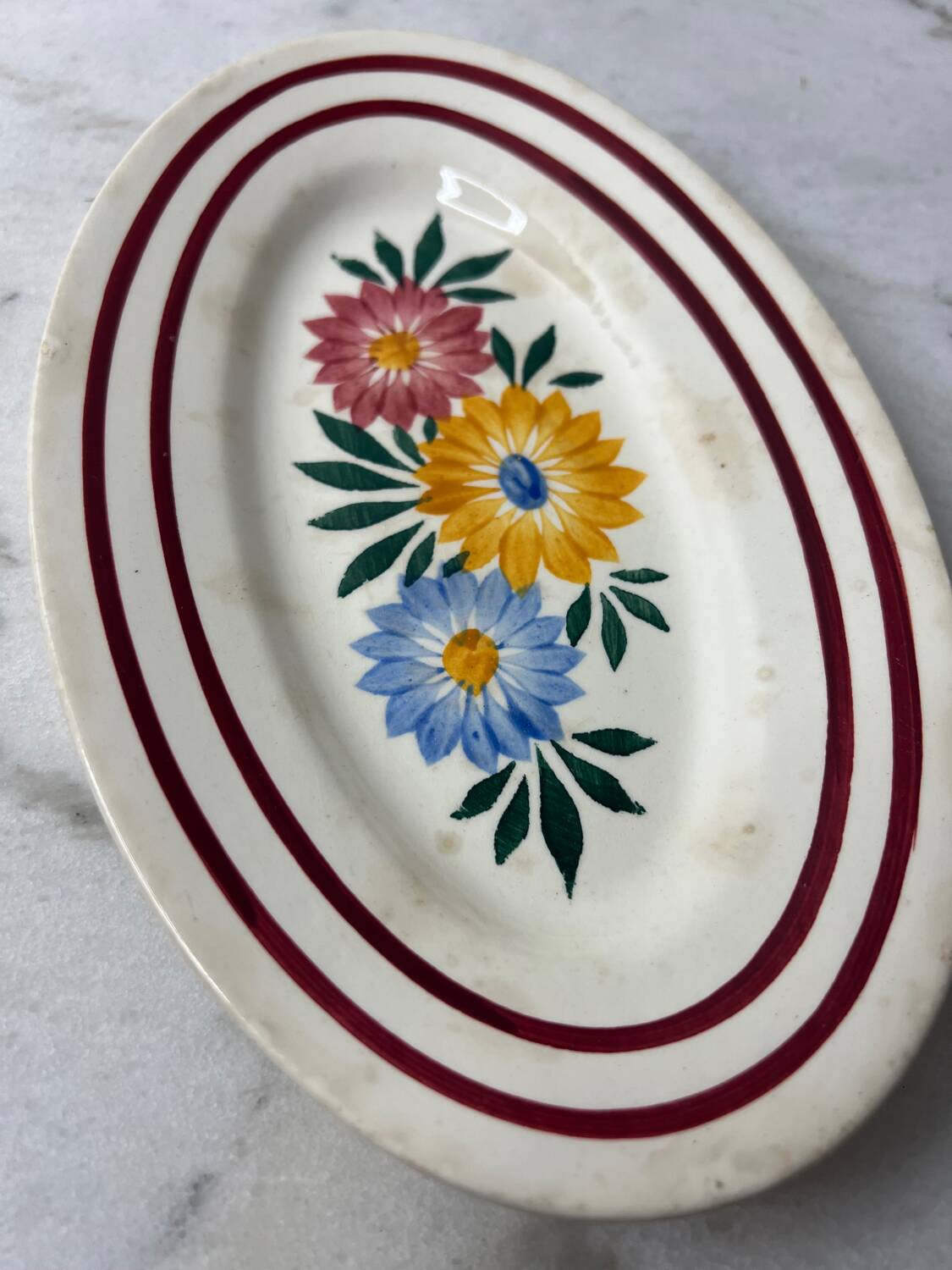 HBC Les Fleurs Ramekin hand-decorated