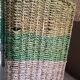 Scandinavian-style braided straw magazine door