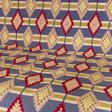 Swedish 1940-50 ‘s Needle point Flat Wall Rug 80x118cm