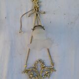 Pair of brass wall light