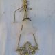 Pair of brass wall light