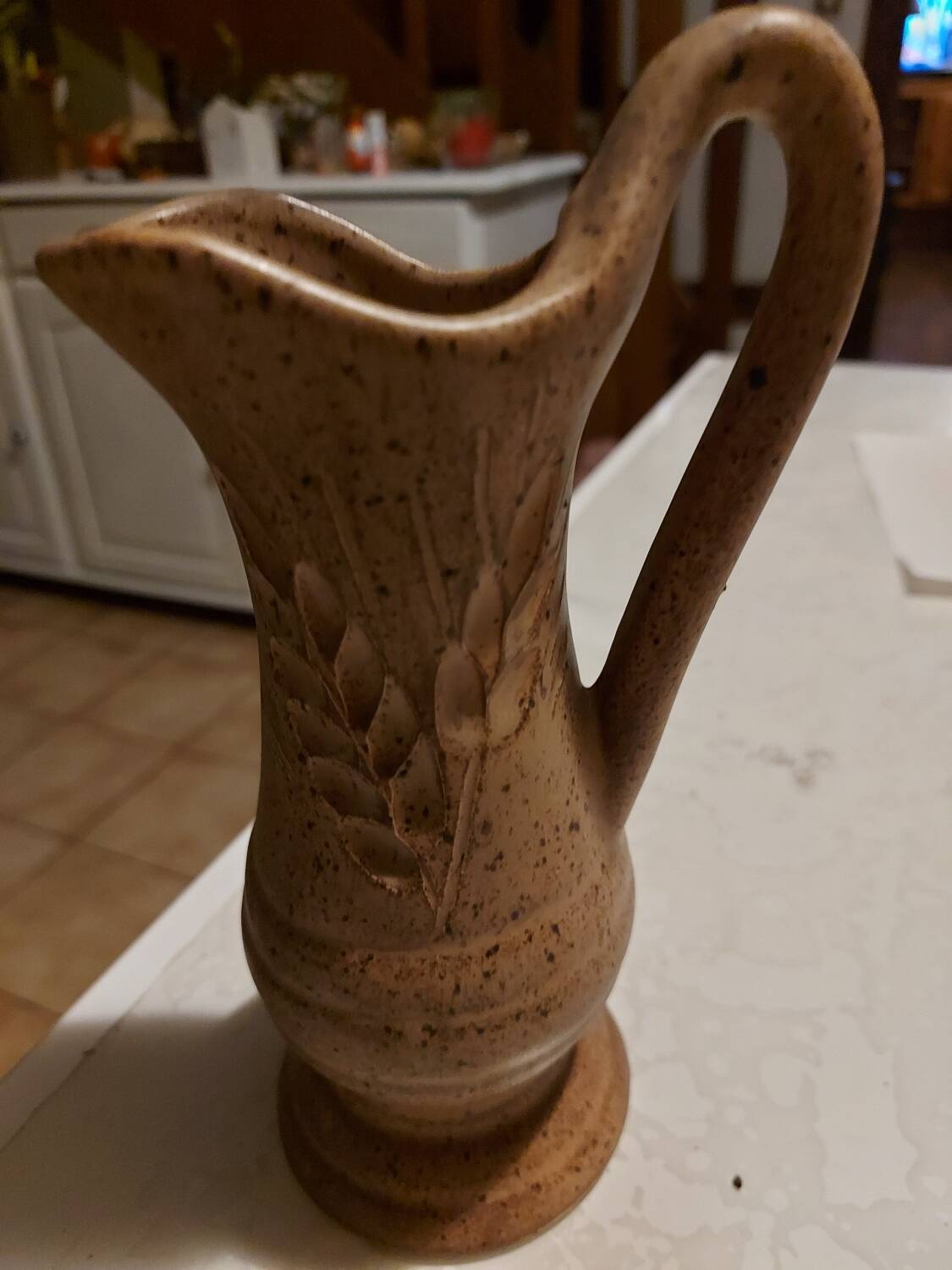 Pichet en gré pyrité de Vallauris