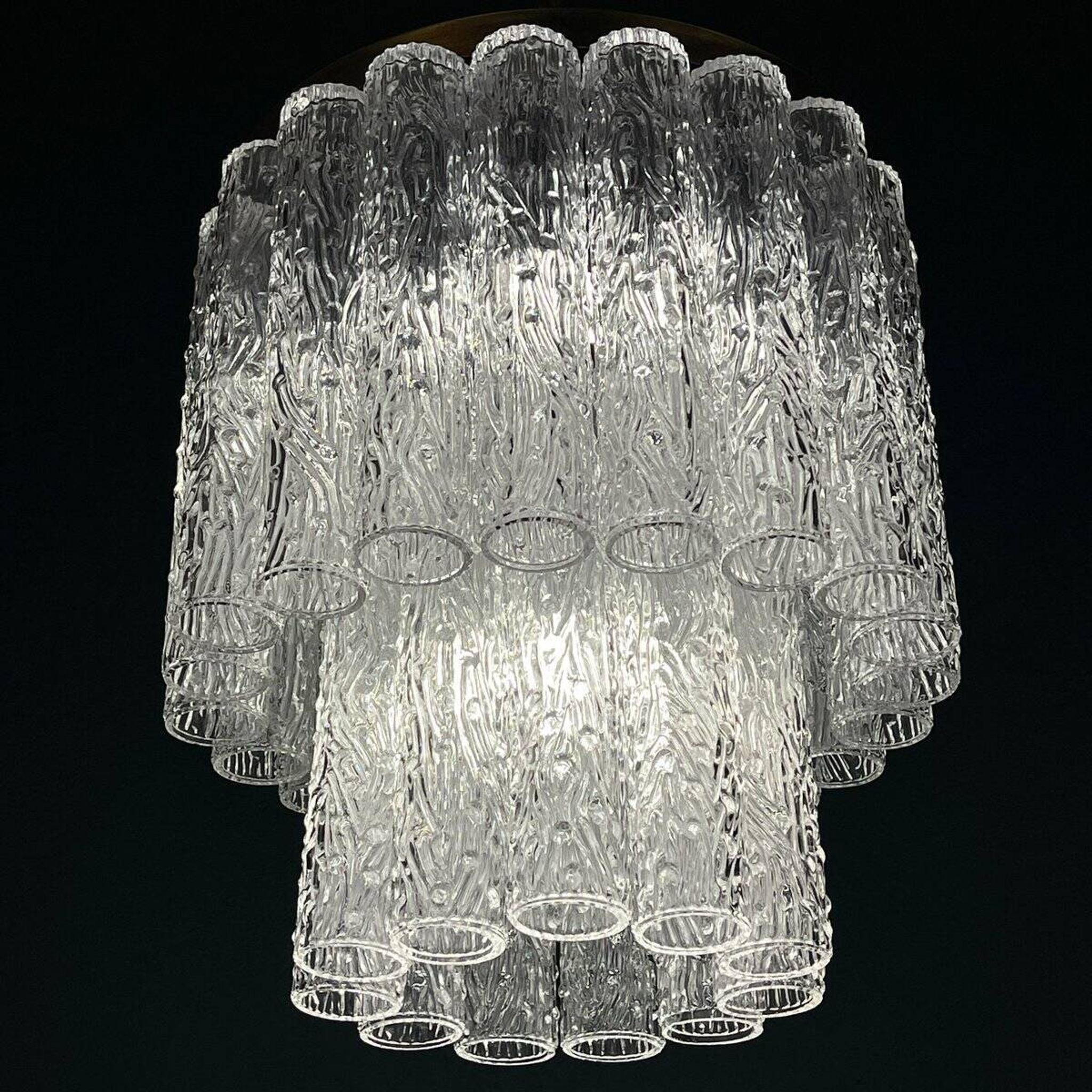 Murano glass chandelier by Venini, Italy, 1960s