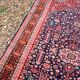 Ancient Senneh Persian rug 195x135cm handmade Herati wool Orient