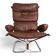 Fauteuil en cuir Westnofa Wing par Harald Relling, 1970