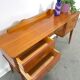 Side table met lades en messing details uit Zweden, kinder bureau