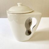 Contemporary earthenware teapot